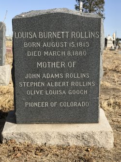 Louisa <I>Burnett</I> Rollins 