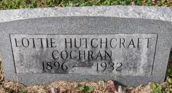Lottie May <I>Hutchcraft</I> Cochran 