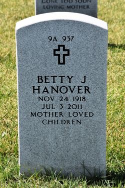 Betty J <I>Collicutt</I> Hanover 