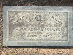 Mary <I>Butler</I> Brewer 