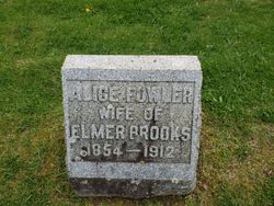 Alice <I>Fowler</I> Brooks 