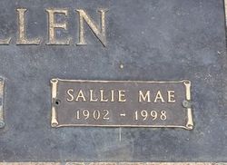 Sallie Mae <I>Clements</I> Allen 