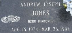 SPC Andrew Joseph Jones 