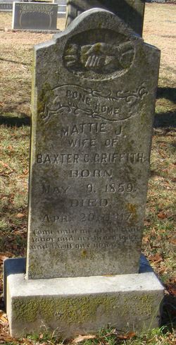 Martha J. “Mattie” <I>Abernathy</I> Griffith 