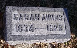 Sarah <I>Lent</I> Aikins 