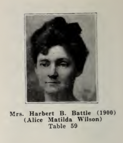 Alice Matilda <I>Wilson</I> Battle 