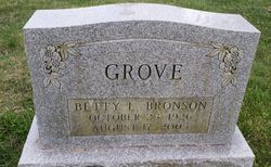 Betty Louise <I>Grove</I> Bronson 