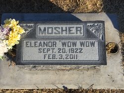 Eleanor Dorothy “El” <I>Walter</I> Mosher 