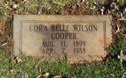 Cora Belle <I>Wilson</I> Cooper 
