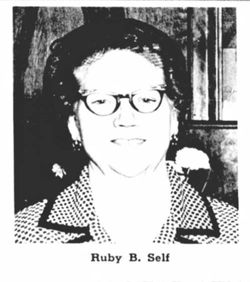 Ruby Lucille <I>Bigham</I> Burgess Self 