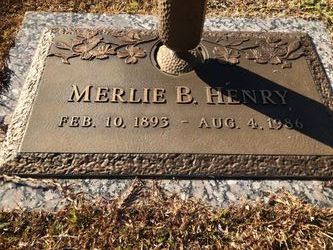 Merlie B. <I>Haney</I> Henry 