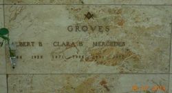 Clara Mercedes <I>Groves</I> Groves 