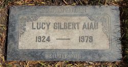 Lucy <I>Gilbert</I> Aiau 