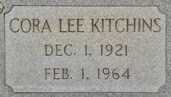 Cora Lee <I>Kitchings</I> Dyches 