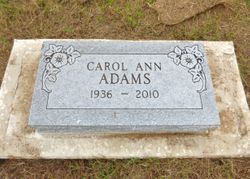 Carol Ann <I>Ringer</I> Adams 