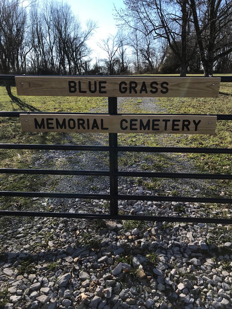Blue Grass Memorial Cemetery