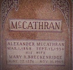 Alexander McCathran 
