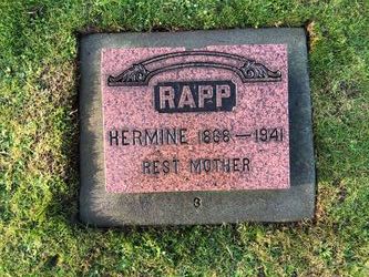 Hermine E <I>Koennecke</I> Rapp 