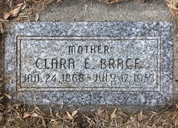 Clarissa Elizabeth “Clara” <I>Hadlock</I> Brace 