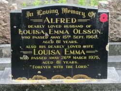Louisa Emma <I>Lacey</I> Olsson 