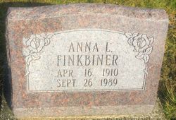 Anna L. <I>Hammond</I> Finkbiner 