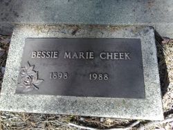 Bessie Marie <I>Kimmel</I> Cheek 