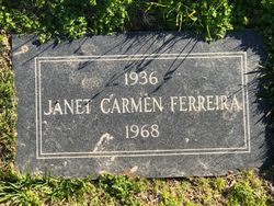 Janet Carmen <I>Moen</I> Ferreira 