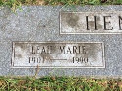 Leah Marie <I>LaRoux</I> Henry 