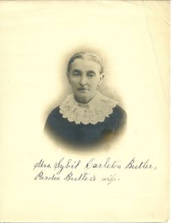 Sybil Sophia <I>Carleton</I> Butler 