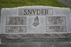 George Eugene Snyder 