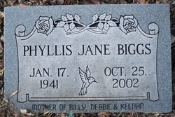 Phyllis Jane <I>Birdwell</I> Biggs 