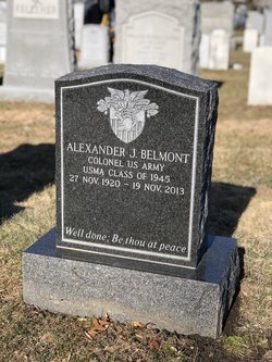 COL Alexander James “Alex” Belmont 