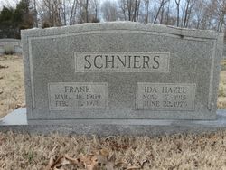 Ida Hazel <I>Horning</I> Schniers 