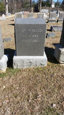 Emory Wilhide Benson Sr.