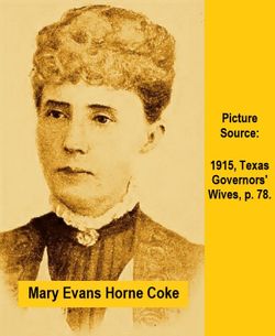 Mary Evans <I>Horne</I> Coke 