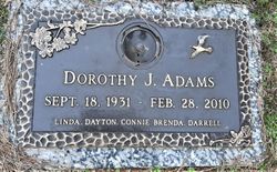 Dorothy Juanita <I>Bowen</I> Adams 