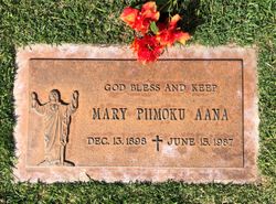 Mary Kapaahu <I>Piimoku</I> Aana 