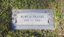 Ruby Margaret <I>Daniels</I> Franke 