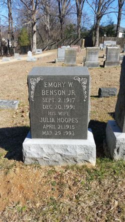 Emory Wilhide Benson Jr.