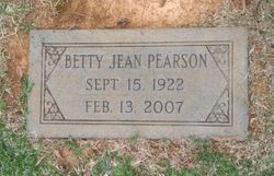 Betty Jean <I>Fike</I> Pearson 