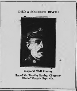 Private William Patrick Hanley 