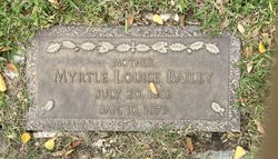Myrtle Louise <I>Witt</I> Bailey 