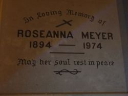 Roseanna Maria Catherine Meyer 