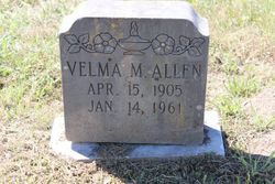 Velma Mae <I>Ware</I> Allen 