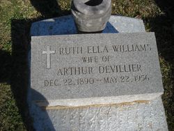 Ruth Ella <I>Williams</I> Devillier 