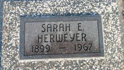 Sarah E “Sally” <I>Johnson</I> Herweyer 