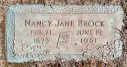 Nancy Jane <I>Ezzell</I> Brock 