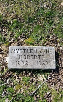 Myrtle <I>Layne</I> Roberts 