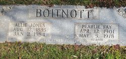 Allie <I>Jones</I> Boitnott 