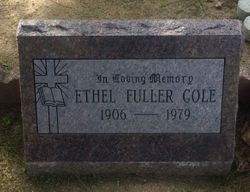 Ethel <I>Fuller</I> Cole 